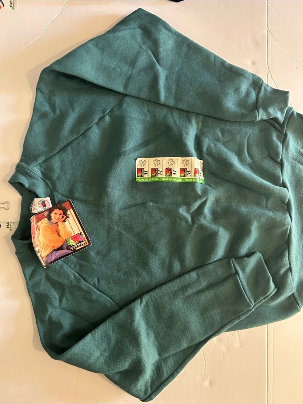 Fruit of the Loom Teal Crewneck Sweater